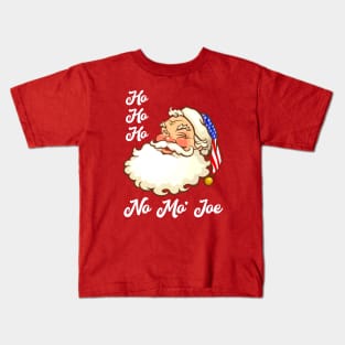 Ho Ho Ho No Mo’ Joe Santa Claus Xmas Kids T-Shirt